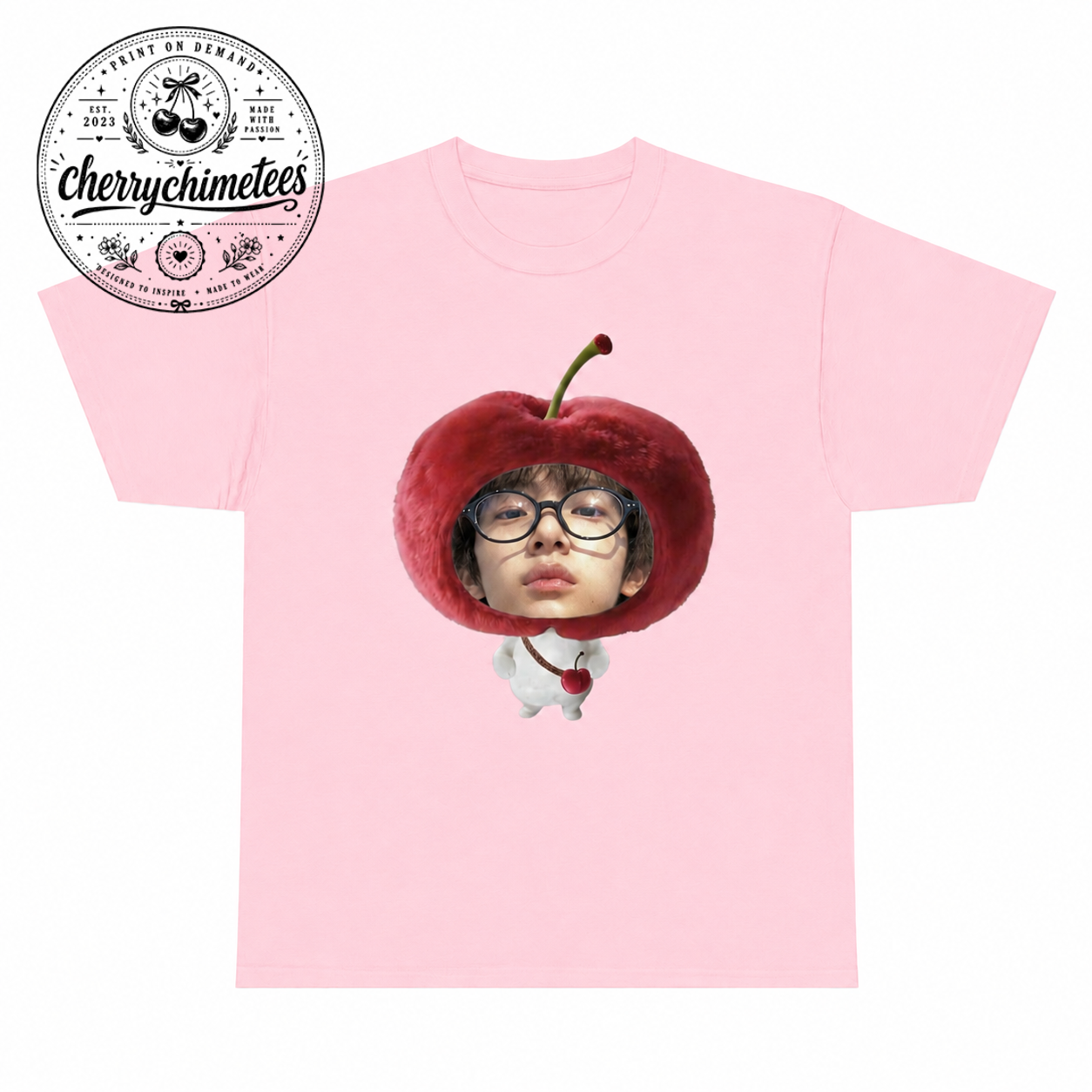 Cherry Head Graphic T-Shirt