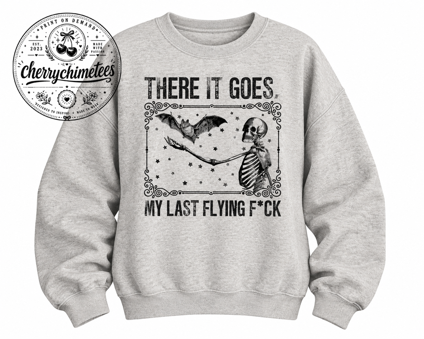 Skeleton Bat Sweatshirt