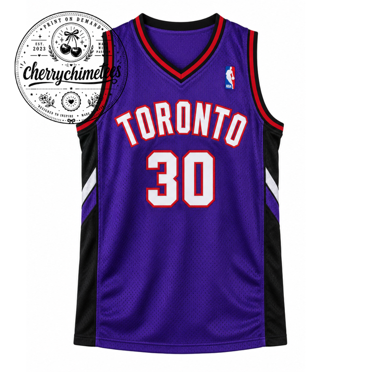 Toronto Raptors Purple basketball jersey