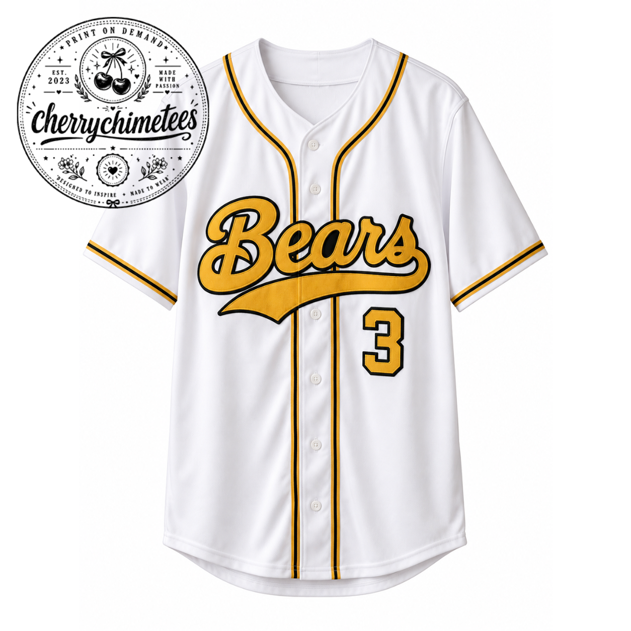 bears baseball jersey
