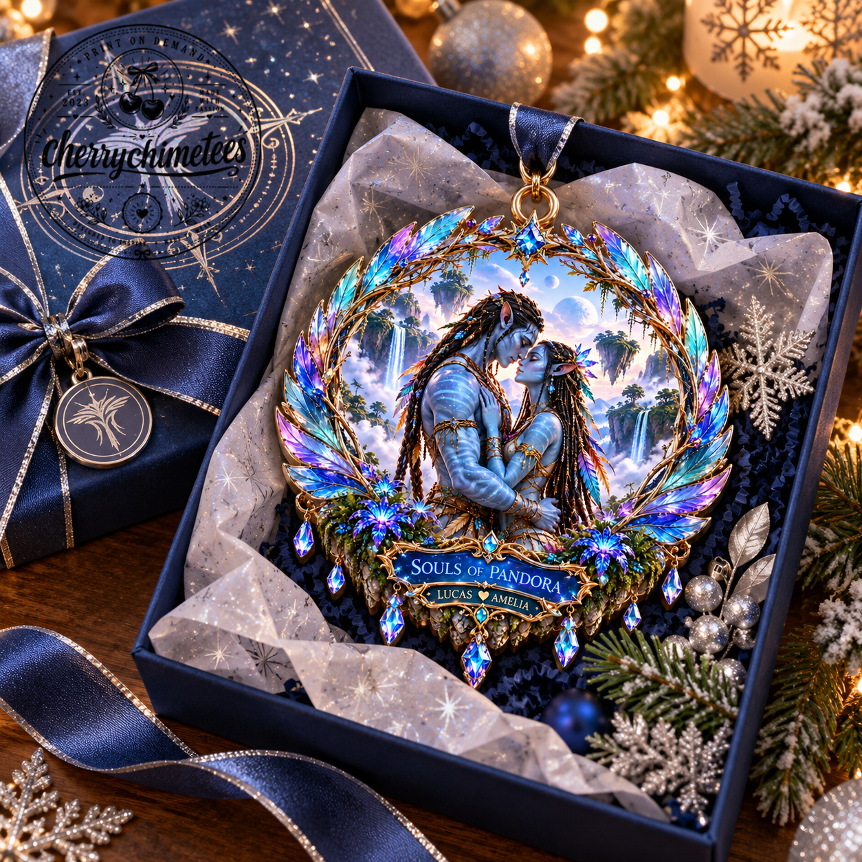 avatar (2) Avatar Inspired Pandora Couple Ornament