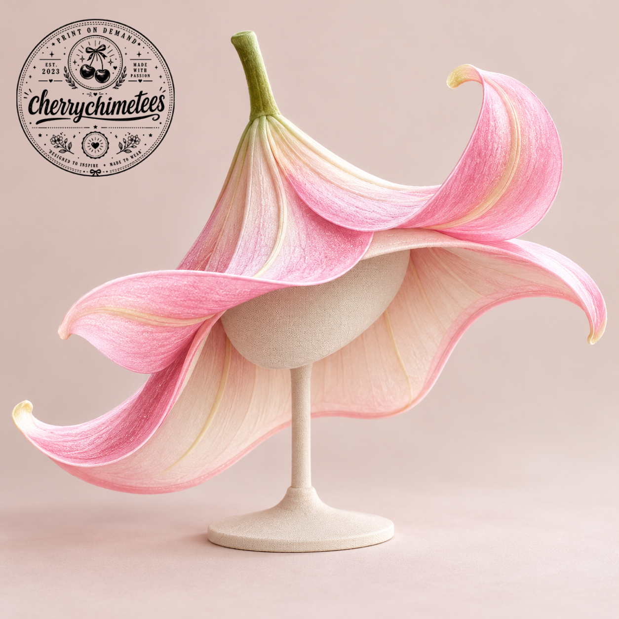 Pink Lily Pet Hat